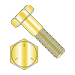 Hex Bolts Grade 5 Yellow Zinc 5/16 -24 x 1 1/4 (Quantity: 100 pcs) Fully Threaded UNF Thread (Thread Size: 5/16 ) x (Length: 1 1/4 )