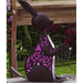 Better Homes & Gardens 19.29 H Metal Coffee Brown Solar Rabbit