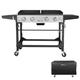 Royal Gourmet GD401C Premium 4-Burner 48000-BTU Folding Gas Grill and Griddle With Cover