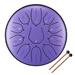 Walmeck 6 inch 11-Tone Steel Tongue Drum D-Key Hand Pan Drums with Drumsticks Percussion Musical Instruments