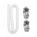 Baywell 1/2/3Pcs Replacement Hose for Above Ground Pools Accessory Pool Pump 59â€� Long Filter Bundled With 6 Metal Clamps