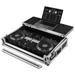 Odyssey FZGSREV7WBL Flight Case for Pioneer DDJ-REV7 Label Glide Style with Wheels - Black