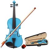 New 4/4 Acoustic Violin for Kids Boys Girls Solid Wood Violin Acoustic Starter Kit with Violin Fiddle Case Bow Rosin Violin Outfit Set for Beginners Students