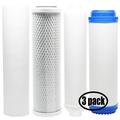 3-Pack Replacement for Filter Kit for Liquagen liqua 651 RO System - Includes Carbon Block Filter PP Sediment Filter GAC Filter & Inline Filter Cartridge - Denali Pure Brand