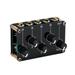 Meterk 4-in-1-out Passive Mixer Module Mini Stereo 4-Channel Passive Mixer Audio Mixer 4 Audio Input to 1 Output Ultra Compact Low Noise for Recording Studio Console Stage Small or Bar