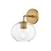 -1-Light Wall Sconce in Style-8.25 inches Wide By 11.75 inches High-Aged Brass Finish Bailey Street Home 735-Bel-3321862