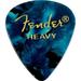 Fender 351 Premium Celluloid Guitar Picks 12-Pack - Ocean Turquoise - Heavy