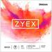 D Addario DZ612 Zyex 3/4 Bass Single D String Light