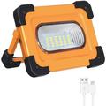 Construction spotlight battery LED spotlight work light work light with modes solar camping lamp flood light power bank for power outages tent emergency workshop