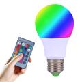 16 Colors LED Light Bulb Dimmable 3W E27 LED Light Bulb Color Changing Light Bulb with Remote Control Great for Home Decoration Bar Party KTV Mood Lighting