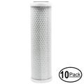 10-Pack Replacement for Whirlpool WHKF-DWH Activated Carbon Block Filter - Universal 10 inch Filter for Whirlpool Standard Filtration System - Denali Pure Brand