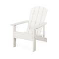 Anastasija Outdoor Faux Wood Adirondack Chair White
