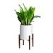 Bamboo Plant Stand Modern Tall Planter Holder Flower Rack Natural Wood Pot Shelf Indoor/Outdoor Fits Dia 9 -10 Pot (NOT Include Plant&Plant Pot)