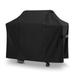 Unicook Gas Grill Cover 53 inch Heavy Duty Waterproof BBQ Cover for Backyard Grill Fits Barbecue Grills up to 50-in Wide Black