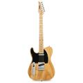 LyxPro 39 Telecaster Left Hand Electric Guitar Full-Size Paulownia Body Natural