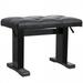 On-Stage Height Adjustable Piano Bench Black