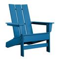 DuroGreen Aria Adirondack Chairs Made With All-Weather Tangentwood Oversized High End Patio Furniture for Porch Lawn Deck Fire Pit No Maintenance Easy Assembly Made in the USA Royal Blue