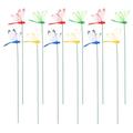 Dragonfly Garden Stakes Decor Decoration Patio Ornaments Sticks 3D Fairy Dragonflies Fly Dragon Grassland Art Yard Metal