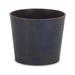 Cheungs PP-104RB 6 in. Round Tapered Recycled Plastic Planter Rustic Blue