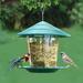 Adifare Bird Feeder Bird Feeding Station Hanging Transparent Large Capacity Bird Feeder with Roof for Wild Birds Hanging in the Garden and Balcony