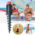 Dpityserensio Beach Umbrella Sand Anchor Beach Umbrella Fixed Accessories On Clearance Black One Size
