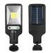 FIEWESEY Outdoor Solar Street Flood Lights Solar Motion Sensor Light with 3 Lighting Modes Suitable for Parking Lot Garden Street Deck Fence Patio Path Pool Court Driveway Garage(450W)