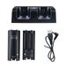 Techken Dual Charging Dock for Nintendo Wii U 2 Rechargeable Batteries Comaptible with Nintendo Wii U Controller