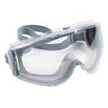 Uvex Stealth Safety Goggles with Clear HydroShield Anti-Fog Lens White Body & Neoprene Headband (S3960HS)