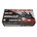 SAS Safety SAS-66582 Derma Tuff PF Heavy Duty Disposable Nitrile Gloves Medium - 6 Mil