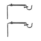 Umbra Adjustable Wall Brackets Set of 2 (Black) 244930-038