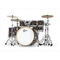 Gretsch Import Catalina Maple Shell Pack with Free Additional 8 in. Tom for Drum Satin Deep Cherry Burs - 6-Piece