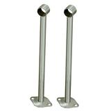 2x Wardrobe Bracket Closet Rod Holder 400mm