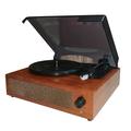 Meterk Portable Gramophone Vinyl Record Player Vintage Classic Turntable Phonograph with Built-in Stereo Speakers