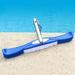 Christmas Savings Feltree Cleaner Pool Brush 18 Inch Floor & Wall Pool Brush Aluminum Clip Handle Durable Nylon Bristles For Cleaning Of Swimming Pool Wall & Tile & Floor