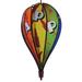 In the Breeze 0992 â€” Color Pop Happy Hour Hot Air Balloon - 10 Panel Spinning Balloon - Outdoor Hanging Decoration