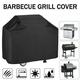 Lankey Backyard Grill Cover Heavy Duty Waterproof Outdoor BBQ Cover Snow Rain Dust Sun Protector Barbecue Cover for Most of Grill BBQ Grill Cover Weatherproof Heavy Duty Outdoor Protector - Black