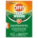 OFF! Deep Woods Sportsmen Towelettes with 25% DEET Pack - 6