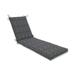 Pillow Perfect Outdoor/ Indoor Herringbone Night Chaise Lounge Cushion 72.5 x 21