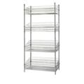 24 Deep x 36 Wide x 86 High 4 Tier Stationary Deep Basket Unit