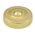 Deltana Scd100 1 Diameter Solid Brass Round Dimpled Screw Covers - Brass