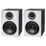 (2) Rockville DPM6W Dual Powered 6.5 420 Watt Active Studio Monitor Speakers