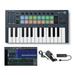Novation FLkey Mini 25-Key MIDI Keyboard Controller for FL Studio Bundle