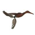 Hand Carved Wooden Animal Hanging Wind Spinners