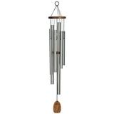 Woodstock Wind Chimes Signature Collection Woodstock Adagio Chime 33 Spanish Garden Silver Wind Chime ADSG