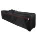 ammoon 88-Key Keyboard Carry Bag Electric Piano Padded Case Gig Bag Zippered Closure with Top Handle (Bag Webbing Color Random Delivery )