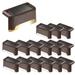GIGALUMI Solar Deck Lights Outdoor 16 Pack Solar LED Lights for Decks Stairs Step Fence and Yard(Warm White)