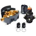 Kohler Rite-Temp Pressure-Balancing Valve Body and Cartridge Kit with Service Stops