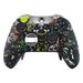 eXtremeRate Scary Party Patterned Faceplate Cover Soft Touch Front Housing Shell Case Comfortable Soft Grip Replacement Kit for Xbox One Elite Controller Model 1698 - Controller NOT Included