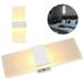LNGOOR 6W Modern Wall Sconce Up Down Lamp Acrylic LEDs Wall Mounted Lights Warm Light 8.7*4.3 Inch Right Angle White