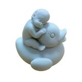 Baby On Duck Statue